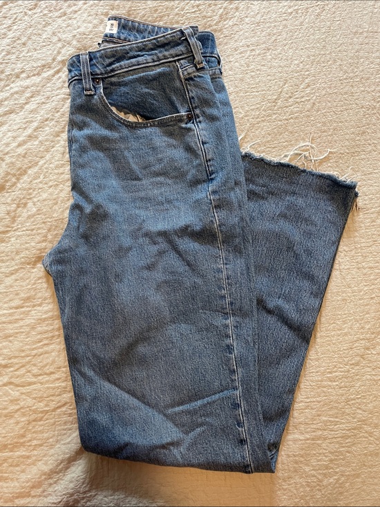 Abercrombie & Fitch Denim - Abercrombie & Fitch Curve Love High Rise 90s Relaxed Blue Jeans